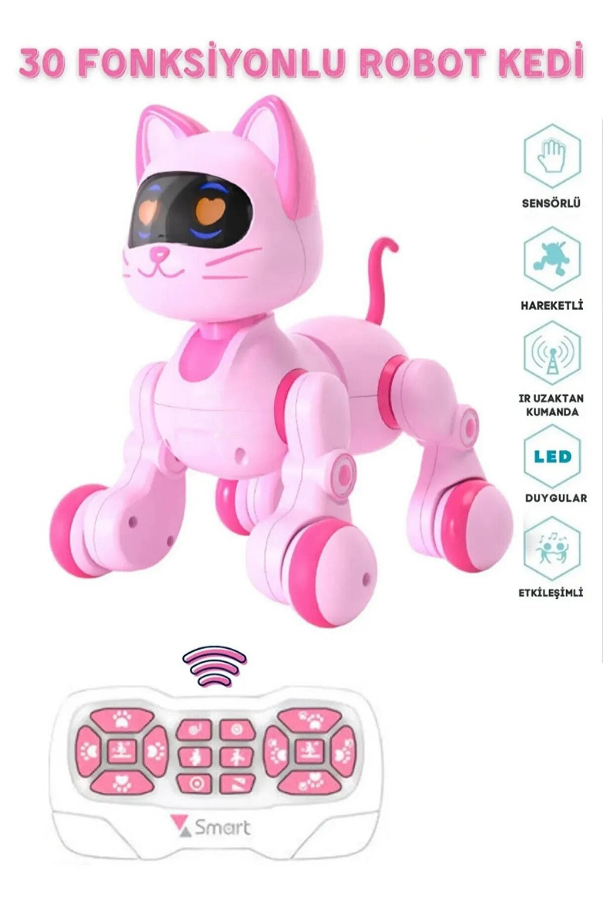 Çocuğunuzun Yeni En İyi Arkadaşı: 30 Fonksiyonlu JoyPup Köpek & Kedi